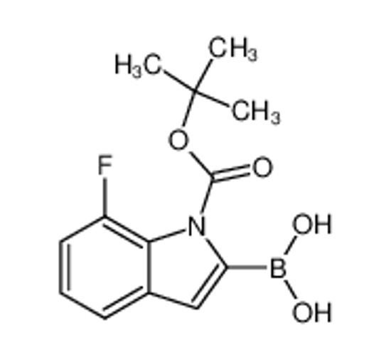 Picture of N-(Boc)-7-fluoroindole-2-boronic acid