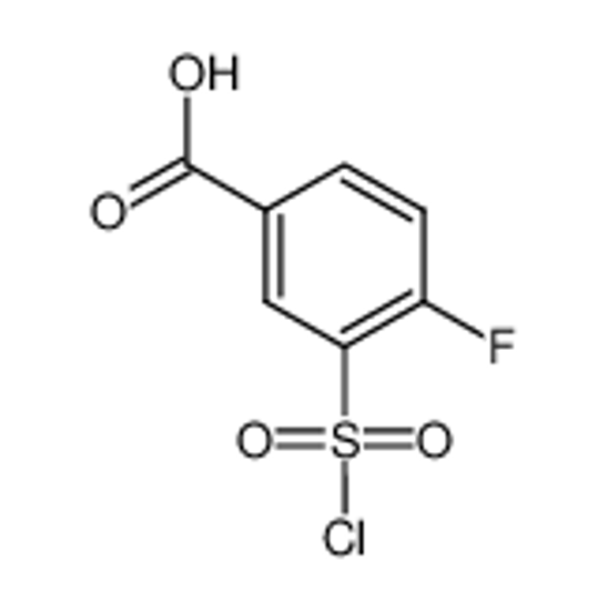 Picture of 3-chlorosulfonyl-4-fluorobenzoic acid