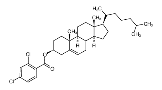 Picture of [(3S,8S,10R,13R,14S,17R)-10,13-dimethyl-17-[(2R)-6-methylheptan-2-yl]-2,3,4,7,8,9,11,12,14,15,16,17-dodecahydro-1H-cyclopenta[a]phenanthren-3-yl] 2,4-dichlorobenzoate