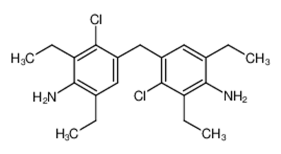 Picture of 4-[(4-amino-2-chloro-3,5-diethylphenyl)methyl]-3-chloro-2,6-diethylaniline