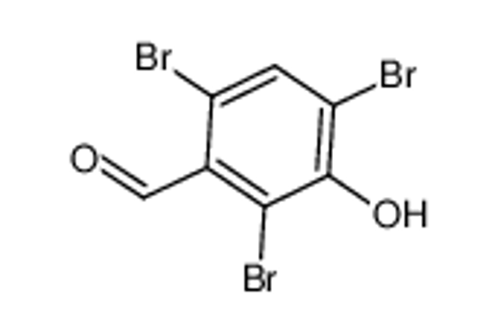 Picture of 2,4,6-tribromo-3-hydroxybenzaldehyde