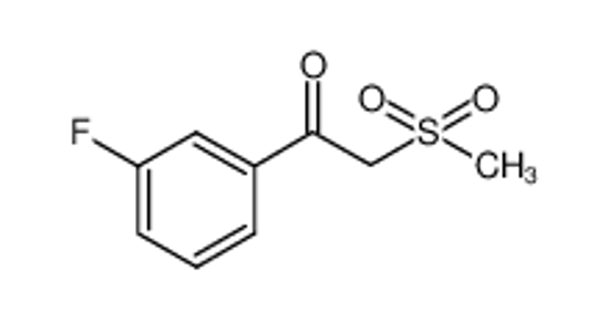 Picture of 1-(3-fluorophenyl)-2-methylsulfonylethanone