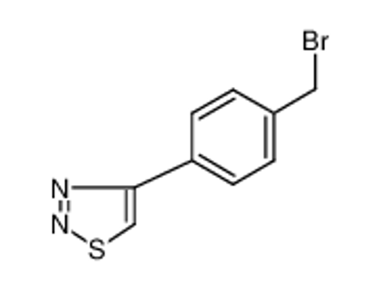 Picture of 4-[4-(bromomethyl)phenyl]thiadiazole