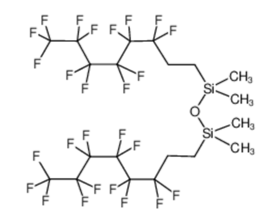 Picture of [dimethyl(3,3,4,4,5,5,6,6,7,7,8,8,8-tridecafluorooctyl)silyl]oxy-dimethyl-(3,3,4,4,5,5,6,6,7,7,8,8,8-tridecafluorooctyl)silane