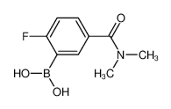 Изображение (5-(Dimethylcarbamoyl)-2-fluorophenyl)boronic acid