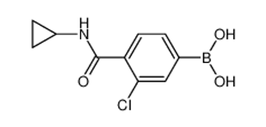 Picture of 3-Chloro-4-(cyclopropylcarbamoyl)phenylboronic acid