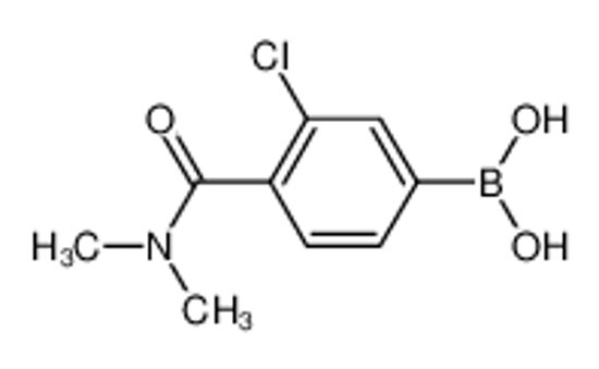 Picture of 3-Chloro-4-(N,N-dimethylcarbamoyl)phenylboronic acid