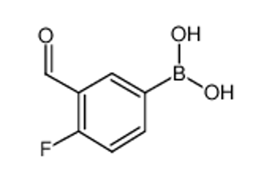 Picture of 4-Fluoro-3-formylphenylboronic acid