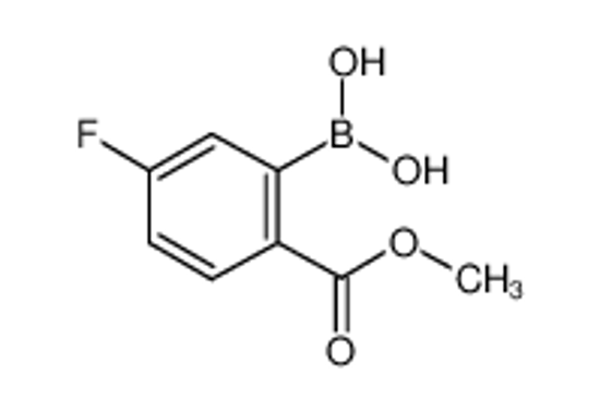 Picture of 2-Methoxycarbonyl-5-fluorophenylboronic acid
