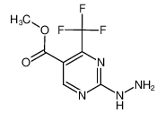 Picture of methyl 2-hydrazinyl-4-(trifluoromethyl)pyrimidine-5-carboxylate