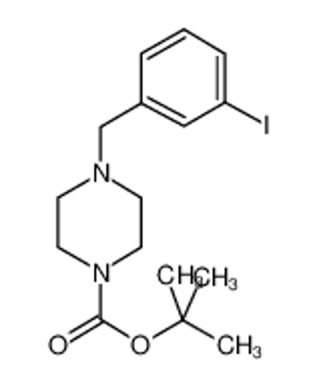 Picture of tert-butyl 4-[(3-iodophenyl)methyl]piperazine-1-carboxylate