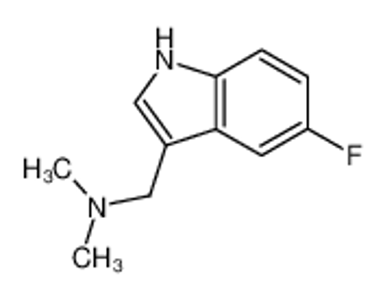 Picture of 1-(5-fluoro-1H-indol-3-yl)-N,N-dimethylmethanamine