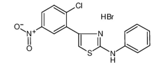 Picture of 4-(2-chloro-5-nitrophenyl)-N-phenyl-1,3-thiazol-2-amine,hydrobromide