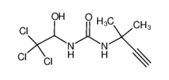Picture of 1-(2-methylbut-3-yn-2-yl)-3-(2,2,2-trichloro-1-hydroxyethyl)urea