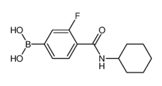 Picture of (4-(Cyclohexylcarbamoyl)-3-fluorophenyl)boronic acid