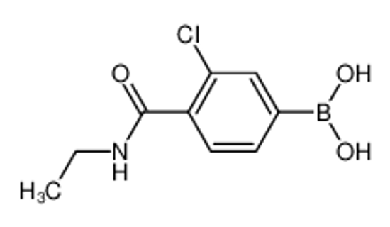 Picture of 3-Chloro-4-(N-ethylcarbamoyl)phenylboronic acid