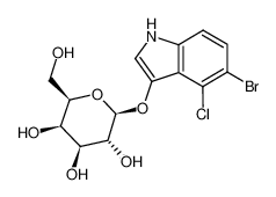 Picture of 5-bromo-4-chloro-3-indolyl β-D-galactoside