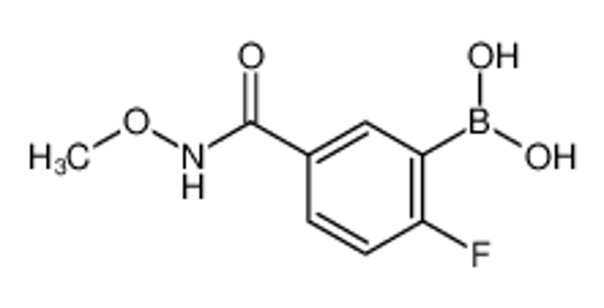 Picture of (2-Fluoro-5-(methoxycarbamoyl)phenyl)boronic acid