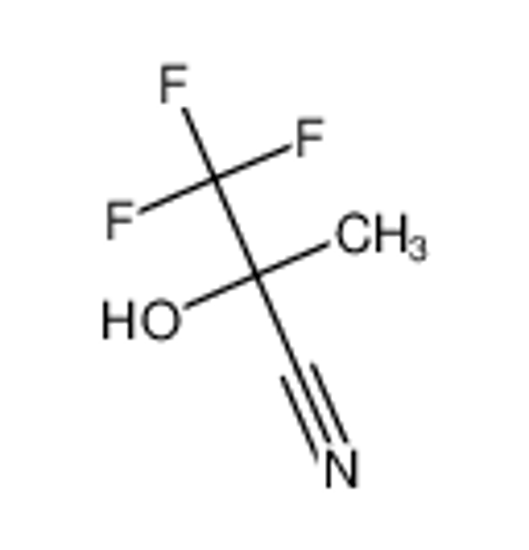 Picture of 3,3,3-trifluoro-2-hydroxy-2-methylpropanenitrile
