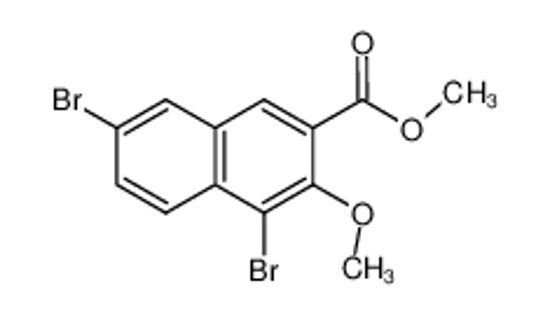 Picture of methyl 4,7-dibromo-3-methoxynaphthalene-2-carboxylate