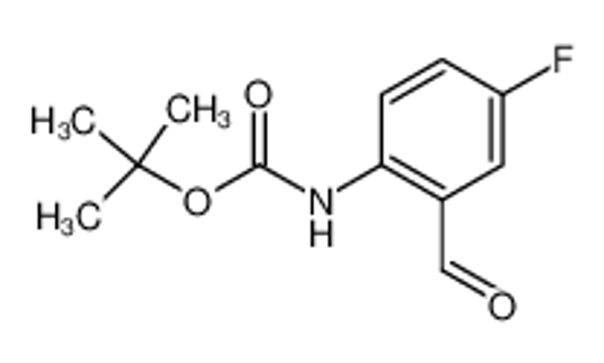 Picture of tert-Butyl (4-fluoro-2-formylphenyl)carbamate