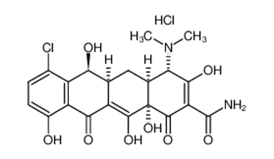 Picture of demeclocycline hydrochloride