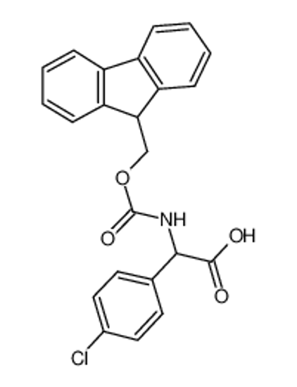 Picture of 2-(4-chlorophenyl)-2-(9H-fluoren-9-ylmethoxycarbonylamino)acetic acid