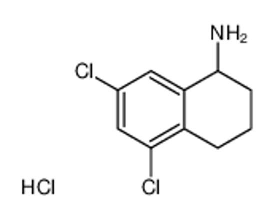 Picture of 5,7-dichloro-1,2,3,4-tetrahydronaphthalen-1-amine,hydrochloride