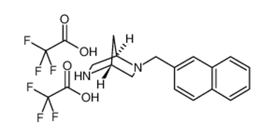 Imagem de (1S,4S)-(+)-2-NAPHTHALEN-2-YLMETHYL-2,5-DIAZA-BICYCLO[2.2.1]HEPTANE 2CF3COOH