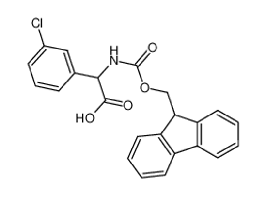 Picture of 2-(3-chlorophenyl)-2-(9H-fluoren-9-ylmethoxycarbonylamino)acetic acid
