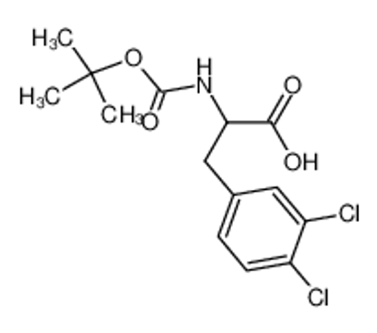 Picture of 3-(3,4-dichlorophenyl)-2-[(2-methylpropan-2-yl)oxycarbonylamino]propanoic acid