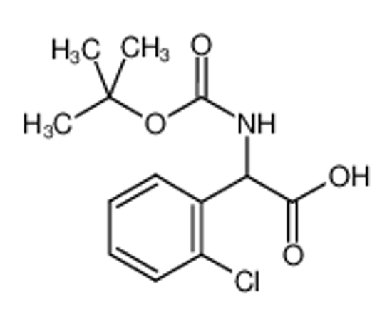 Picture of 2-(2-chlorophenyl)-2-[(2-methylpropan-2-yl)oxycarbonylamino]acetic acid