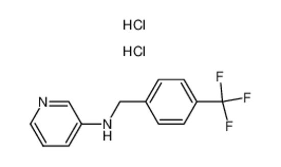 Picture of N-[[4-(trifluoromethyl)phenyl]methyl]pyridin-3-amine,dihydrochloride
