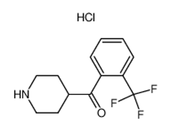 Picture of PIPERIDIN-4-YL-(2-TRIFLUOROMETHYL-PHENYL)-METHANONE HYDROCHLORIDE