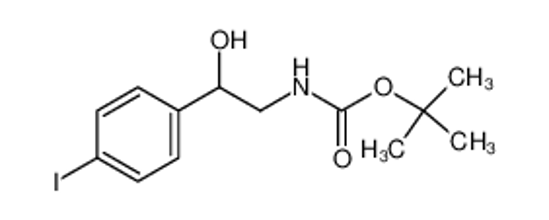 Picture of tert-butyl N-[2-hydroxy-2-(4-iodophenyl)ethyl]carbamate
