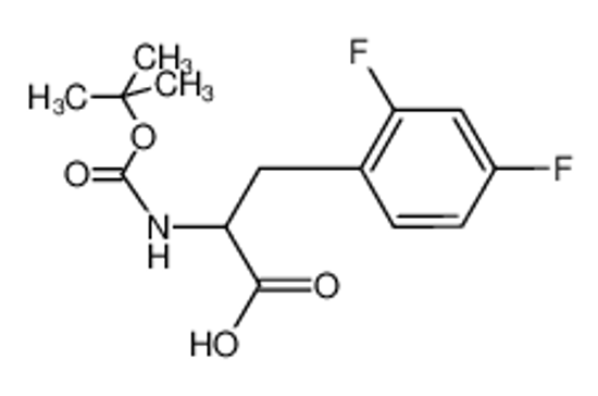 Picture of 3-(2,4-difluorophenyl)-2-[(2-methylpropan-2-yl)oxycarbonylamino]propanoic acid