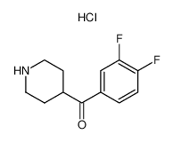 Picture of (3,4-difluorophenyl)-piperidin-4-ylmethanone,hydrochloride