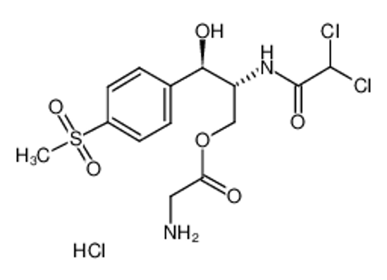 Picture of Thiamphenicol glycinate hydrochloride