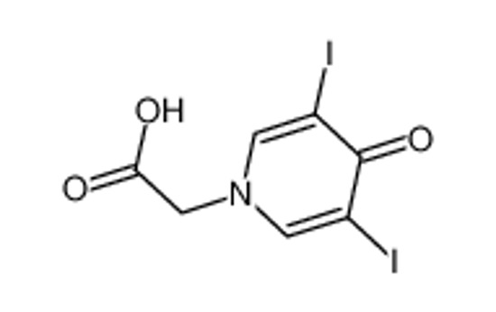Picture of 3,5-DIIODO-4-PYRIDONE-1-ACETIC ACID