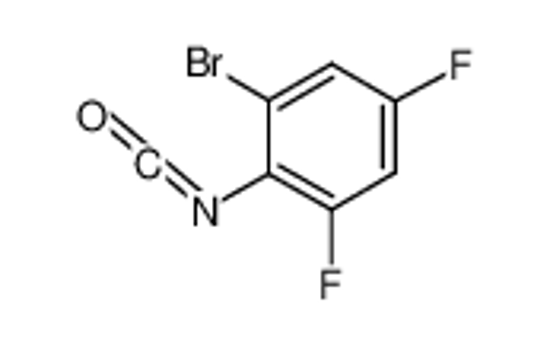 Picture of 1-bromo-3,5-difluoro-2-isocyanatobenzene
