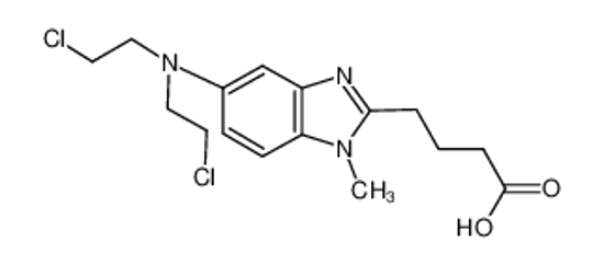 Изображение 4-[5-[bis(2-chloroethyl)amino]-1-methylbenzimidazol-2-yl]butanoic acid
