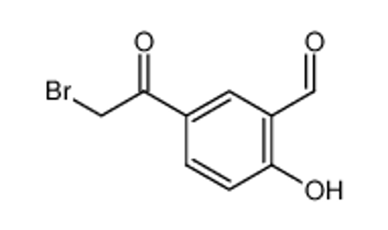 Picture of 5-(2-Bromoacetyl)-2-hydroxybenzaldehyde