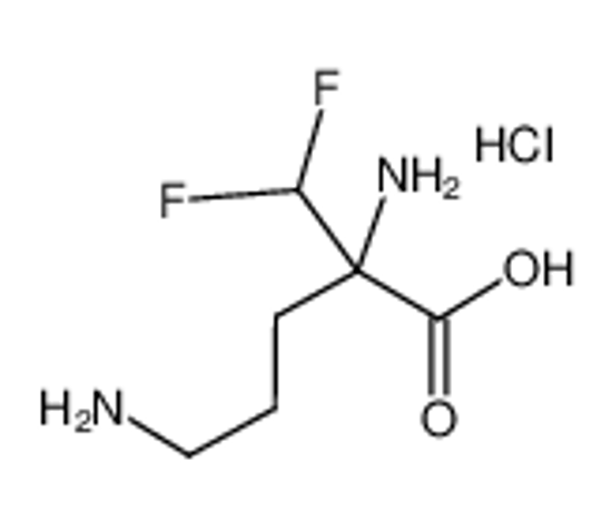 Picture of 2,5-diamino-2-(difluoromethyl)pentanoic acid,hydrochloride