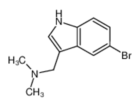 Picture of 1-(5-bromo-1H-indol-3-yl)-N,N-dimethylmethanamine