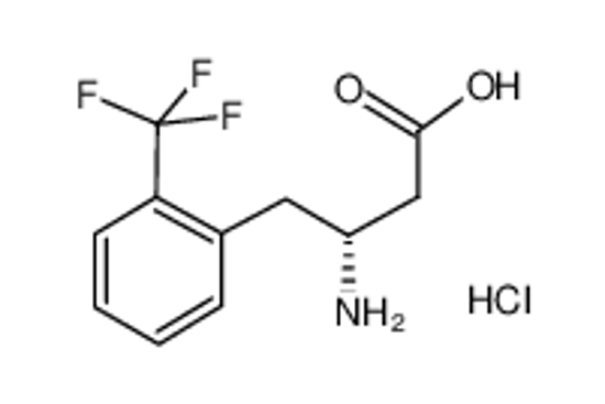 Picture of (3R)-3-amino-4-[2-(trifluoromethyl)phenyl]butanoic acid,hydrochloride