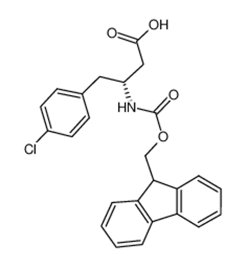 Picture of (3R)-4-(4-chlorophenyl)-3-(9H-fluoren-9-ylmethoxycarbonylamino)butanoic acid