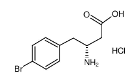 Picture of (3R)-3-amino-4-(4-bromophenyl)butanoic acid,hydrochloride