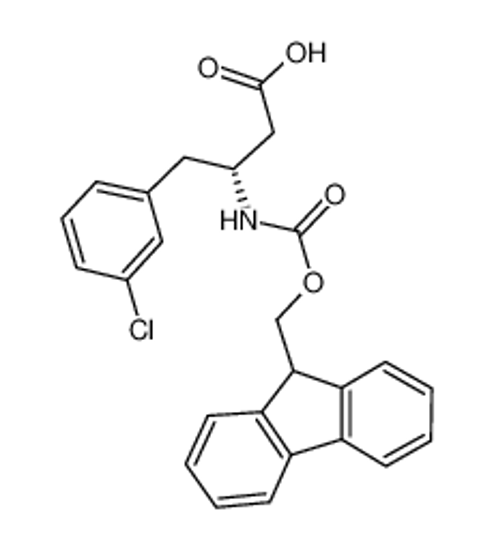 Picture of (3R)-4-(3-chlorophenyl)-3-(9H-fluoren-9-ylmethoxycarbonylamino)butanoic acid