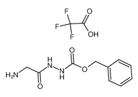 Picture of benzyl N-[(2-aminoacetyl)amino]carbamate,2,2,2-trifluoroacetic acid