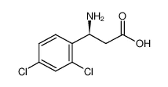 Picture of (3S)-3-amino-3-(2,4-dichlorophenyl)propanoic acid